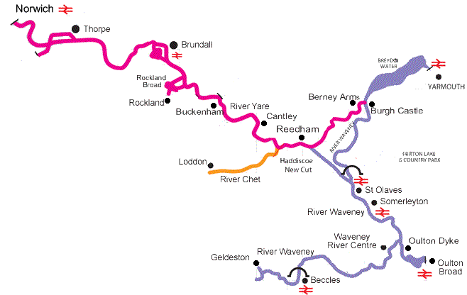 Southern Rivers Map